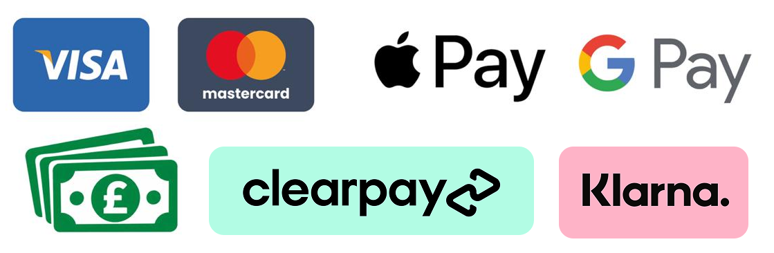 Accepted payment cards